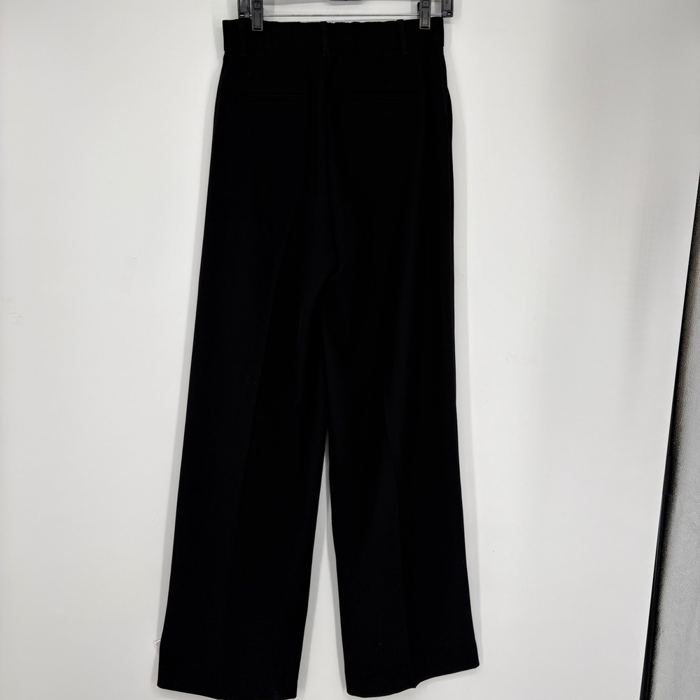 NWOT Gap 6 Tall Extra High-Waisted Wide-Leg Trouser Pants Black Office Dressy - Picture 3 of 12